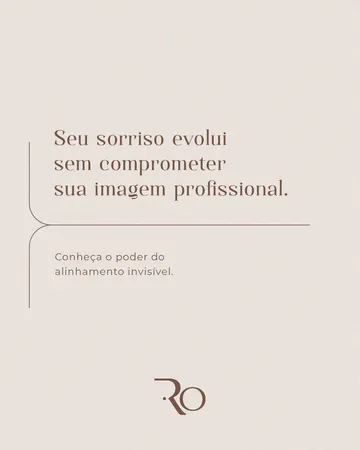 Carrossel Alinhador invisível: “Seu sorriso evolui sem comprometer sua imagem profissional”.