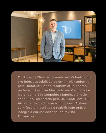 Post de apresentação do Dr. Ricardo Oliveira.