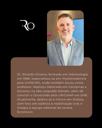 Post com a trajetória do Dr. Ricardo Oliveira.