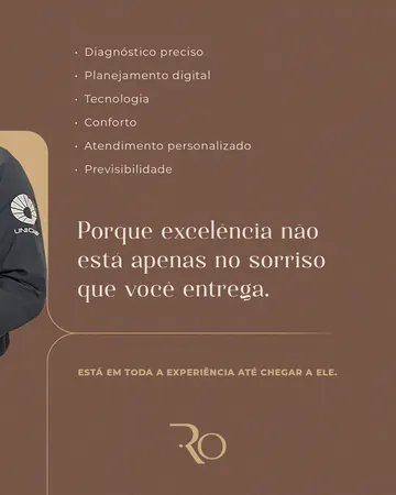 Post “Porque excelência não está apenas no sorriso que você entrega”.