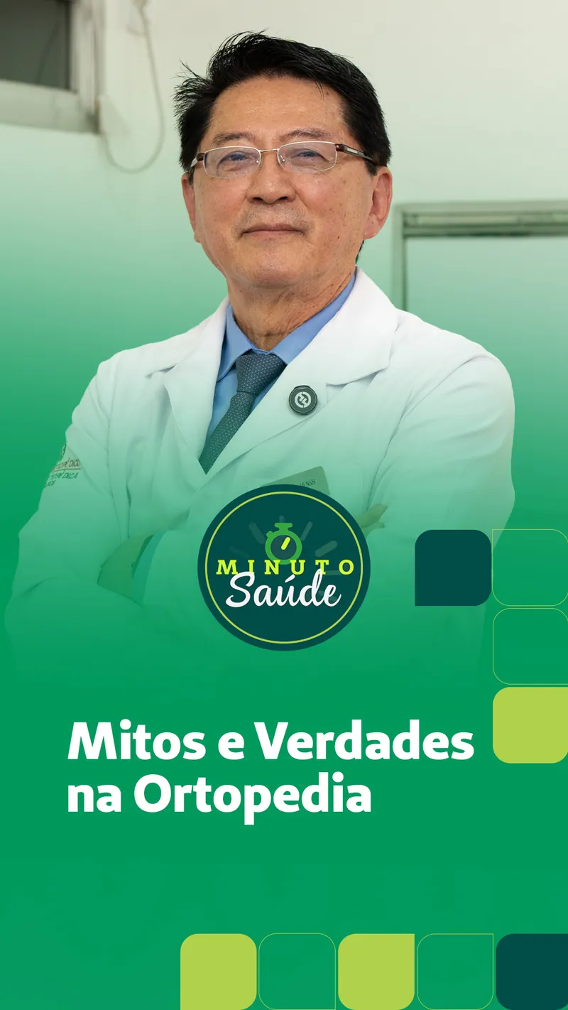 Capa Minuto Saúde: “Mitos e verdades na Ortopedia”, com o ortopedista.