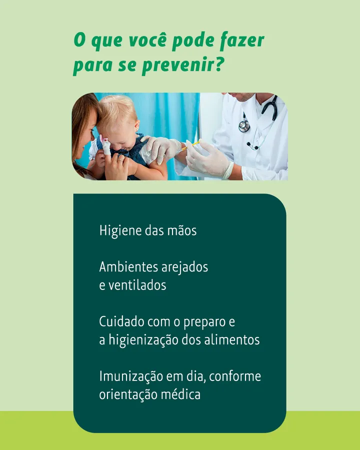 Carrossel Meningite, lâmina 5: “O que você pode fazer para se prevenir?”